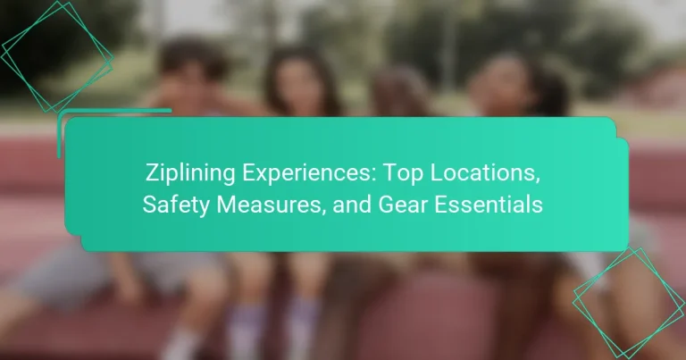 Ziplining Experiences: Top Locations, Safety Measures, and Gear Essentials